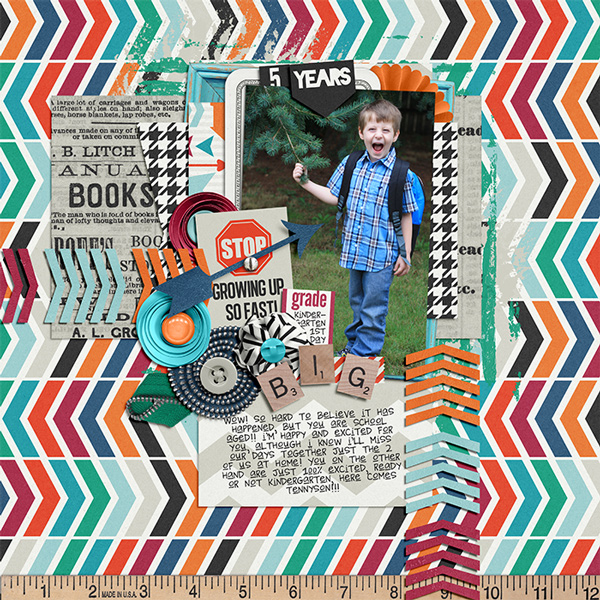 Scrapbook Layout – Big