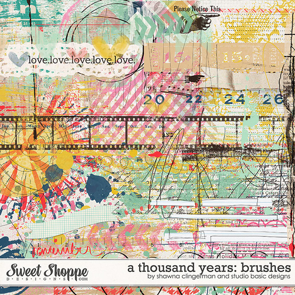 A Thousand Years Brushes by Shawna Clingerman and Studio Basic