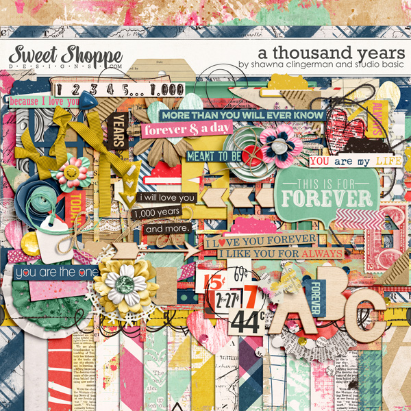 New! A Thousand Years with Studio Basic and new Creative Blocks templates from me!