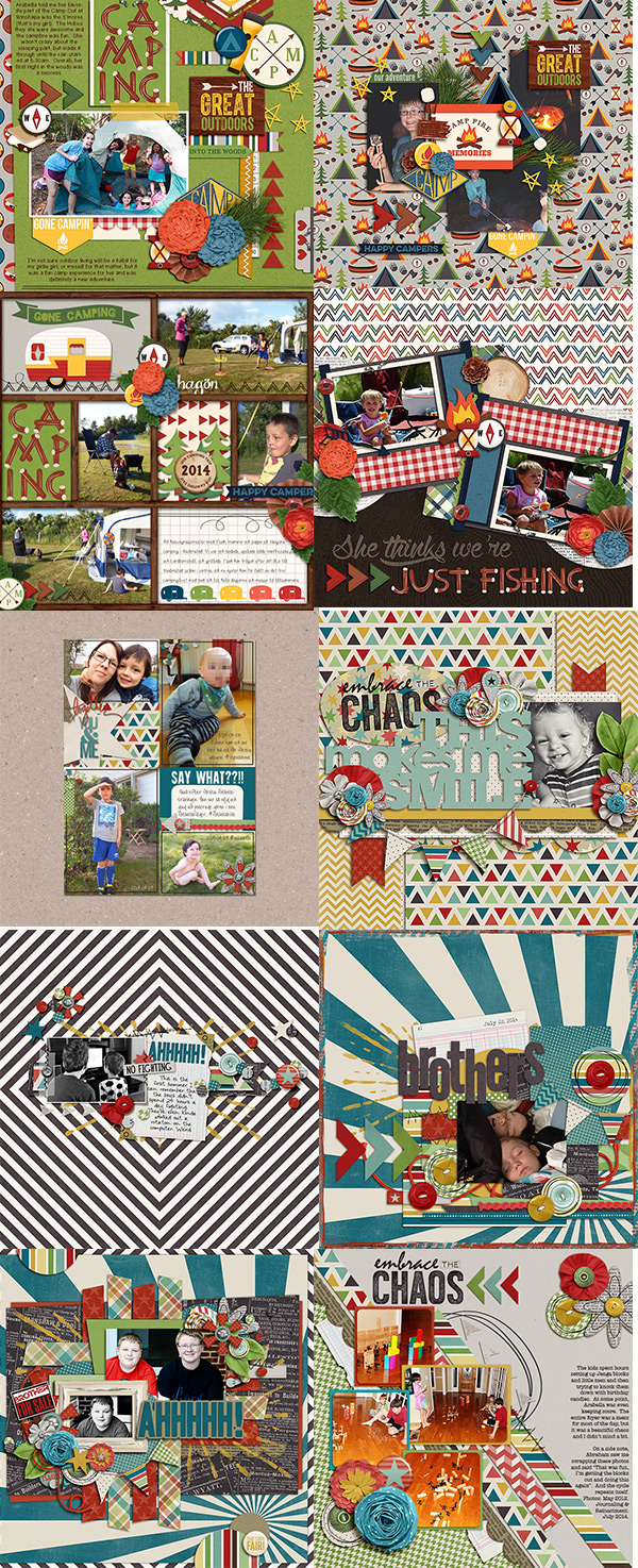 Shawna Clingerman Designs Team Layouts