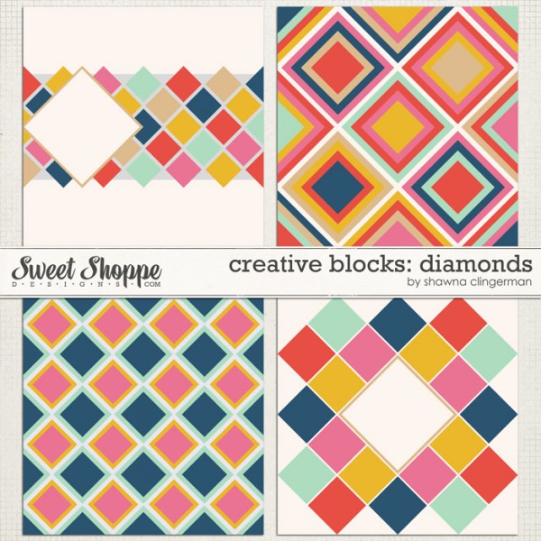 Creative Blocks Diamonds by Shawna Clingerman