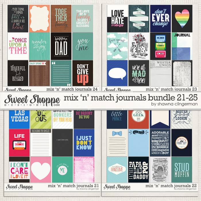 mix n match journal cards