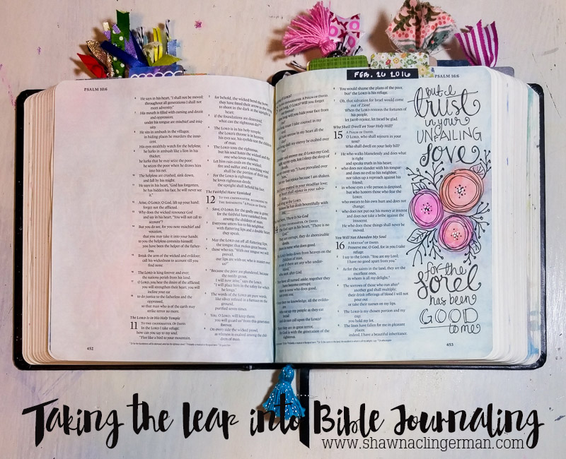 Taking The Leap into Bible Journaling