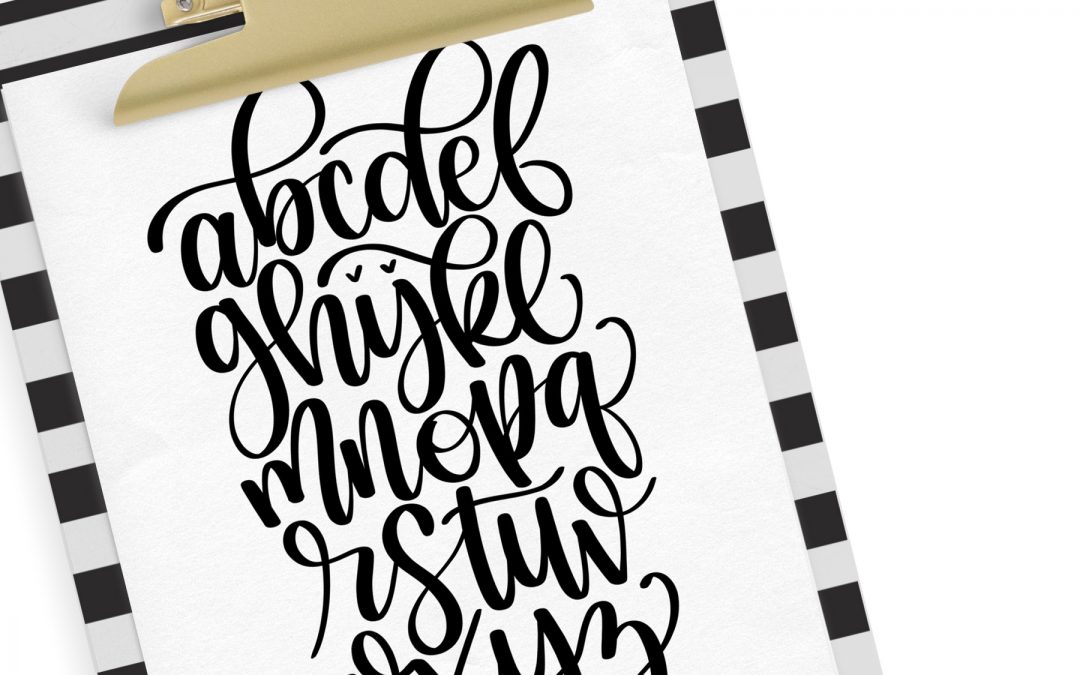 FREE Printable Handlettering Reference Sheet – PLUS exciting news!
