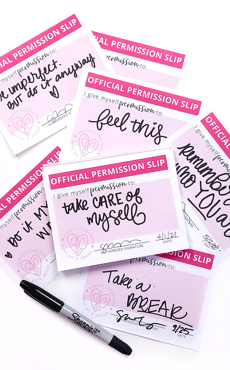 ShawnaClingerman_Permission-Slips Permission Slips by Shawna Clingerman