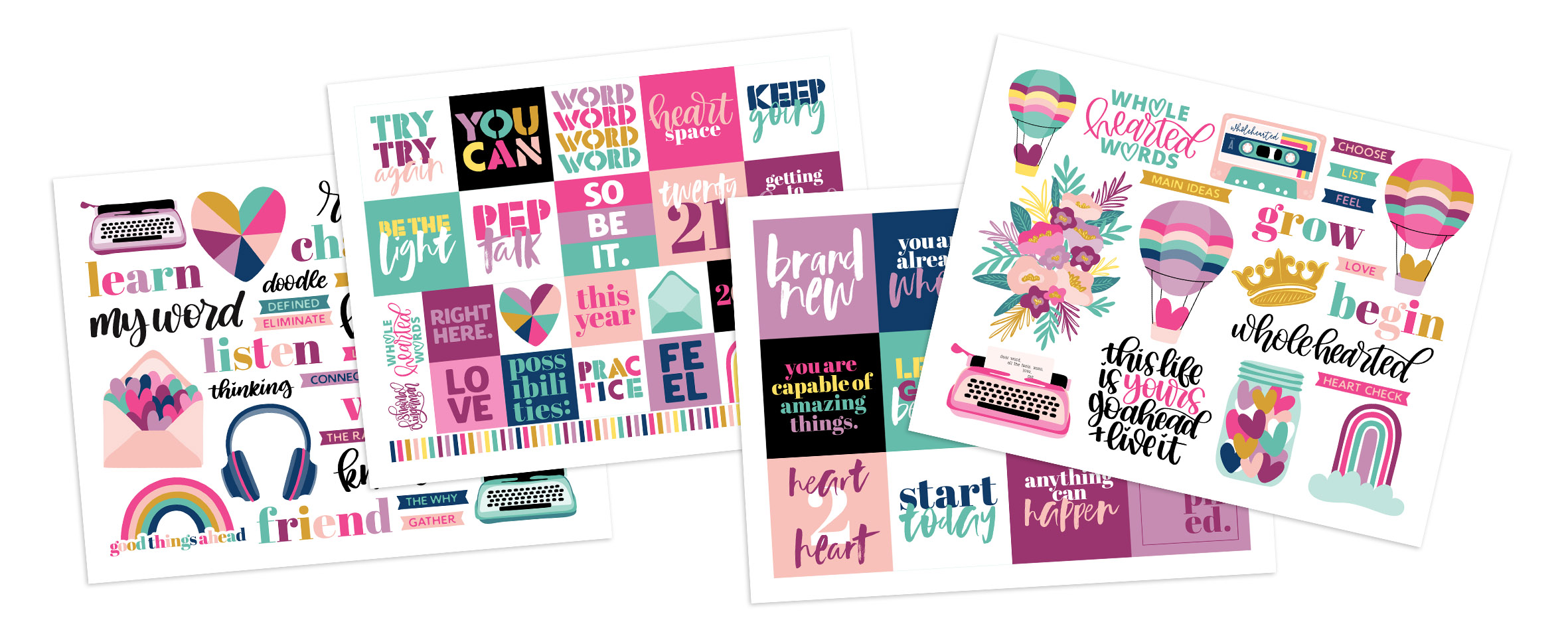 Whole Hearted Words Printables